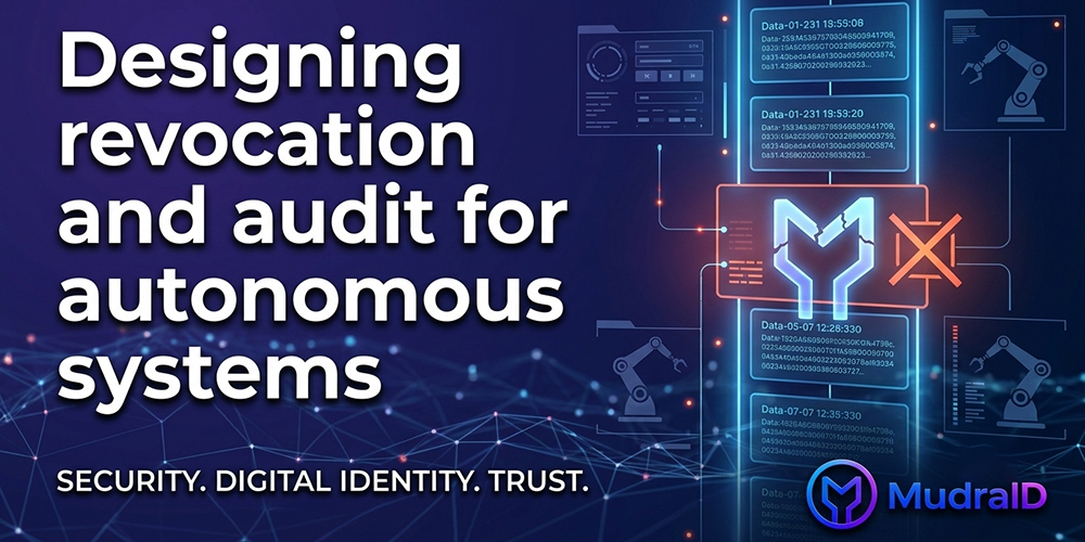 Designing revocation and audit for autonomous systems